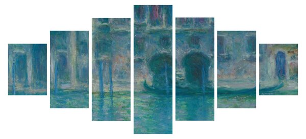 Obraz - Claude Monet, Palazzo da Mula, Venice, reprodukce (210x100 cm)