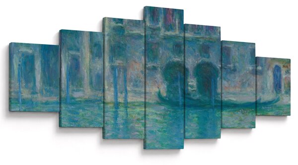 Obraz - Claude Monet, Palazzo da Mula, Venice, reprodukce (210x100 cm)