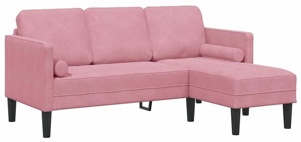 Set pohovek 2 ks Růžová Polyester 3329268