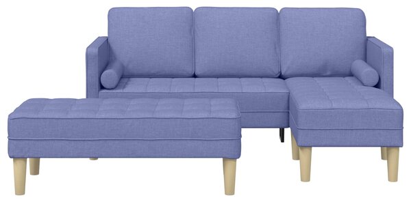Set pohovek 2 ks Modrá džínovina Polyester 3329262