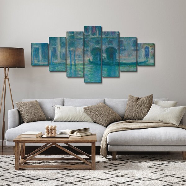 Obraz - Claude Monet, Palazzo da Mula, Venice, reprodukce (210x100 cm)