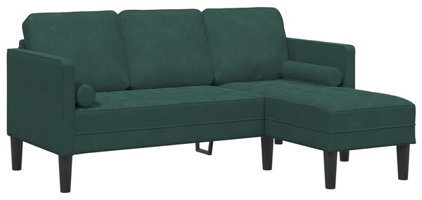 Set pohovek 2 ks Tmavě zelená Polyester 3329266