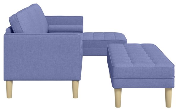 Set pohovek 2 ks Modrá džínovina Polyester 3329262
