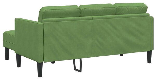 Set pohovek 2 ks Světlá zelená Polyester 3329267