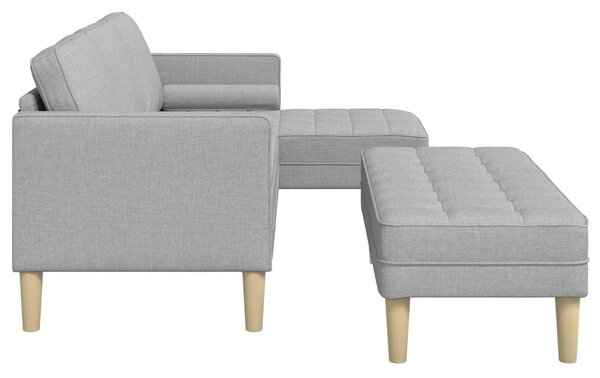 Set pohovek 2 ks Oblačno šedá Polyester 3329261