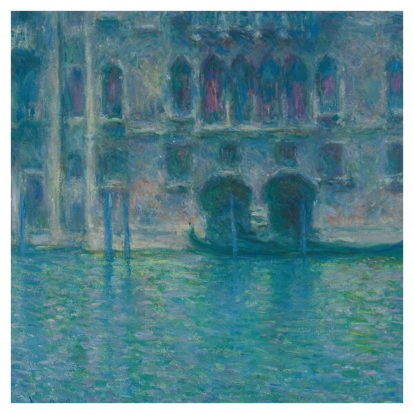 Obraz - Claude Monet, Palazzo da Mula, Venice, reprodukce (30x30 cm)