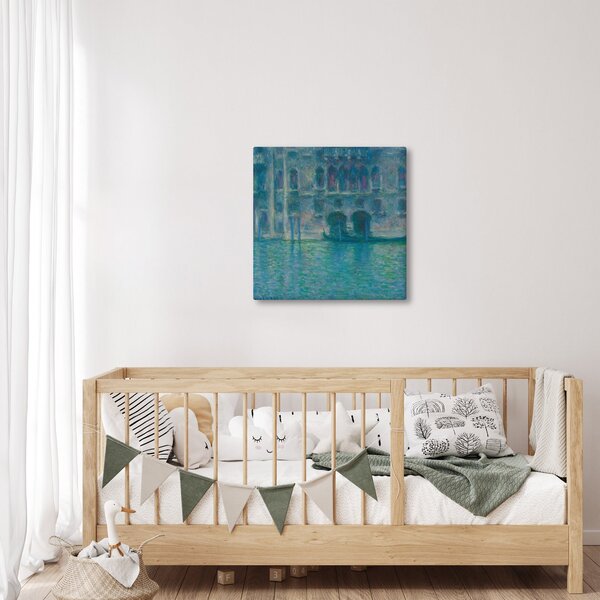 Obraz - Claude Monet, Palazzo da Mula, Venice, reprodukce (30x30 cm)