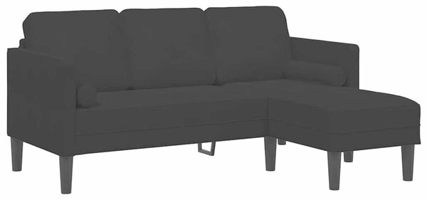 Set pohovek 2 ks Černá Polyester 3329270