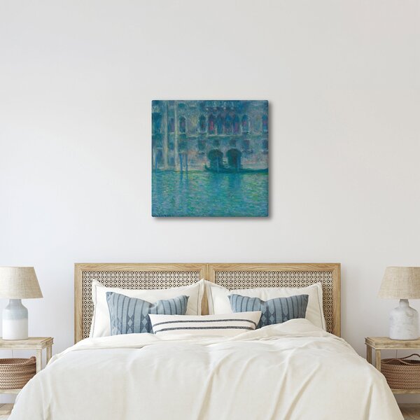 Obraz - Claude Monet, Palazzo da Mula, Venice, reprodukce (30x30 cm)