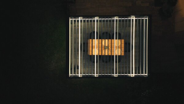 Bioklimatická pergola Noela antracit PREMIUM 3x4 m + montáž Barva lamel: Bílá