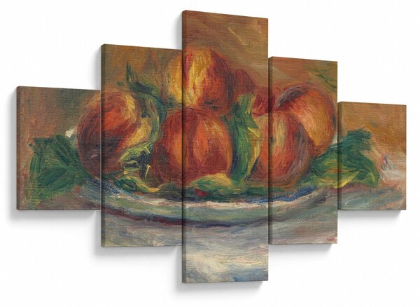 Obraz - Auguste Renoir, Peaches on a Plate, reprodukce (125x70 cm)