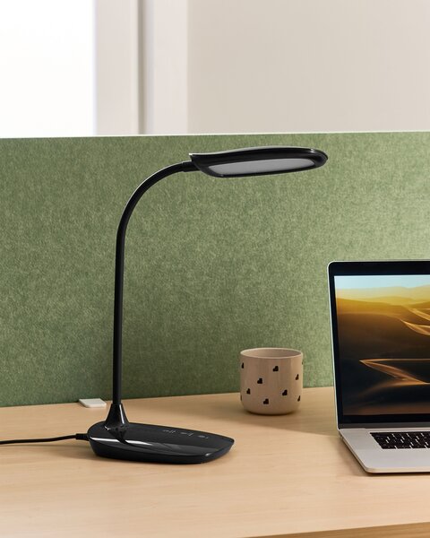 LED stolní lampa HYDRA se stmívačem Černá