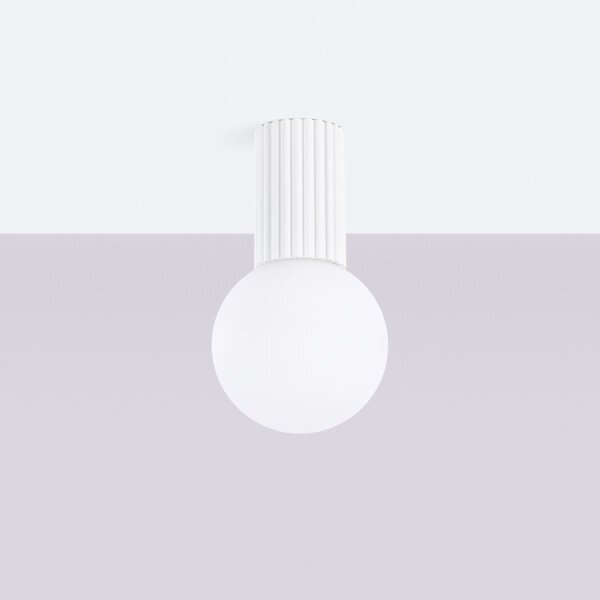 Sollux SL.1708 - Koupelnové stropní svítidlo HALO 1xG9/8W/230V IP44 bílá
