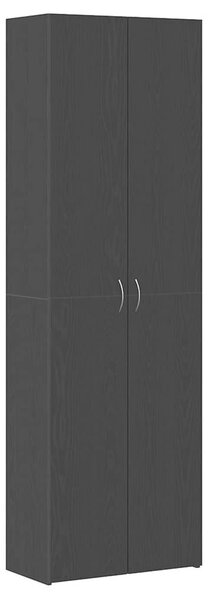 Kancelářská skříň Černý dub 60 x 32 x 190 cm Kompozitní dřevo 3329298