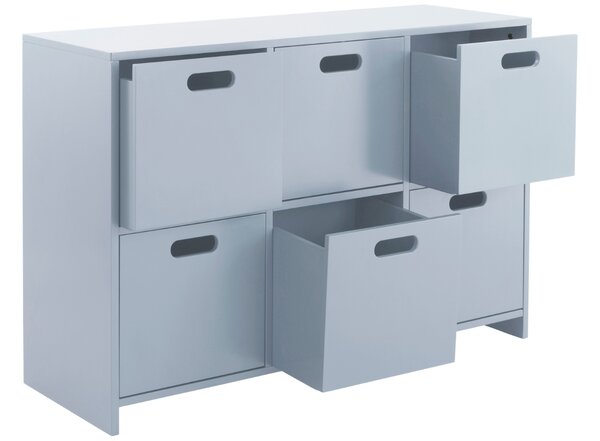 Jotex Světle modrá lakovaná komoda MONTI 100 x 35 cm