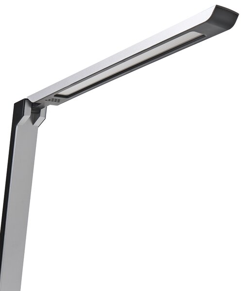 LED stolní lampa PICTOR se stmívačem Stříbrná