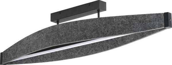 Osram - LED Přisazený lustr DECOR FLAT LED/23W/230V šedá