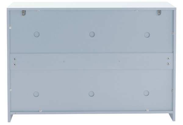 Jotex Světle modrá lakovaná komoda MONTI 100 x 35 cm