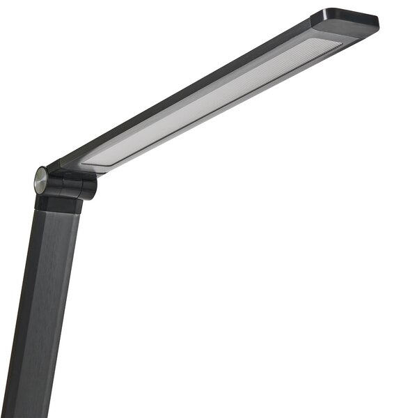 LED stolní lampa ENIF s bezdrátovou nabíječkou Černá