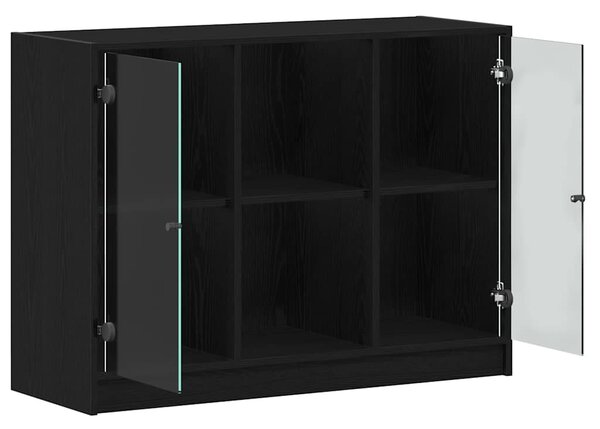 Servírovací skříň Černý dub 100 x 37 x 75.5 cm 3329302