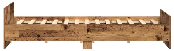 Rám postele Staré dřevo 203 x 203 x 50 cm Kompozitní dřevo 3329303