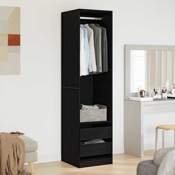 Šatní skříň Černý dub 50 x 50 x 200 cm Kompozitní dřevo 3329300