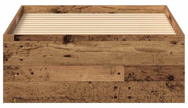 Rám postele bez matrace Staré dřevo 75x190 cm Technické dřevo 3329309