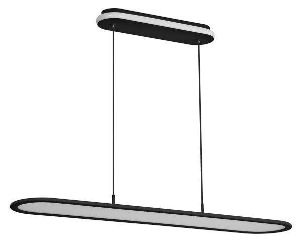 Osram-LED Stmívatelný lustr na lanku OFFICE LINE LED/57W/230V 4000K 100 cm černá