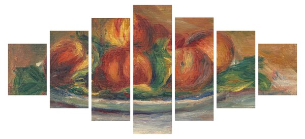 Obraz - Auguste Renoir, Peaches on a Plate, reprodukce (210x100 cm)
