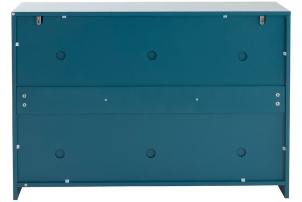 Jotex Tmavě modrá lakovaná komoda MONTI 100 x 35 cm