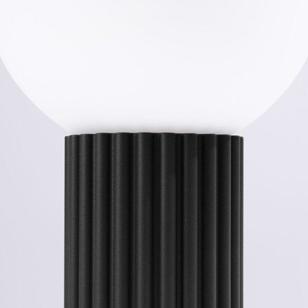 Sollux SL.1716 - Stolní lampa HALO 1xG9/8W/230V pr. 12 cm černá
