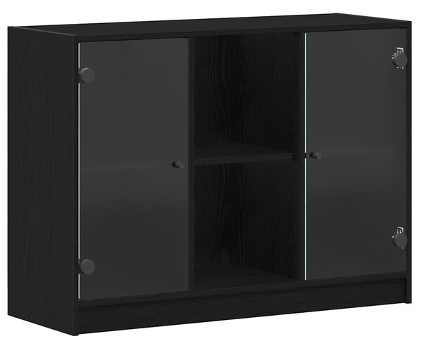 Servírovací skříň Černý dub 100 x 37 x 75.5 cm 3329302