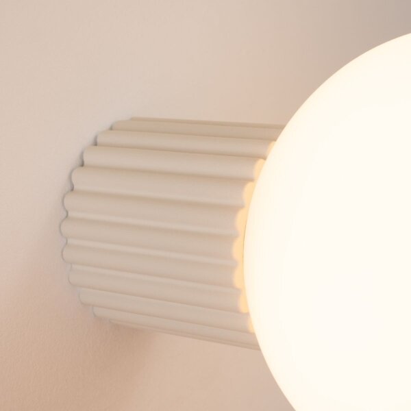 Sollux SL.1717 - Koupelnové nástěnné svítidlo HALO 1xG9/8W/230V IP44 krémová