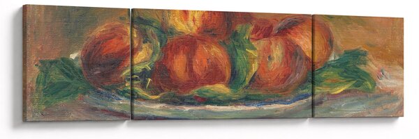 Obraz - Auguste Renoir, Peaches on a Plate, reprodukce (170x50 cm)