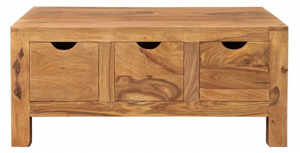 Konferenční stolek Amba 90x40x60 z indického masivu palisandr