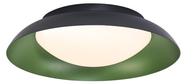 Osram - LED Stm stropní svítidlo ORBIS PLATE LED/19W/230V pr.31cm zelená/černá