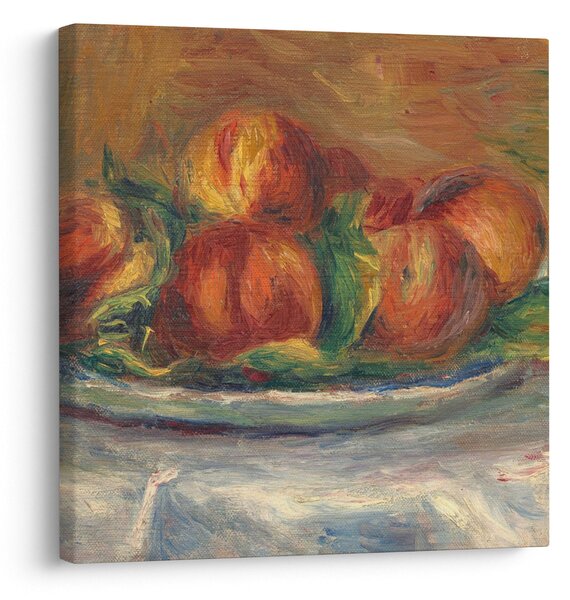 Obraz - Auguste Renoir, Peaches on a Plate, reprodukce (30x30 cm)