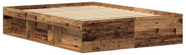 Rám postele bez matrace Staré dřevo 135x190cm Technické dřevo 3329315