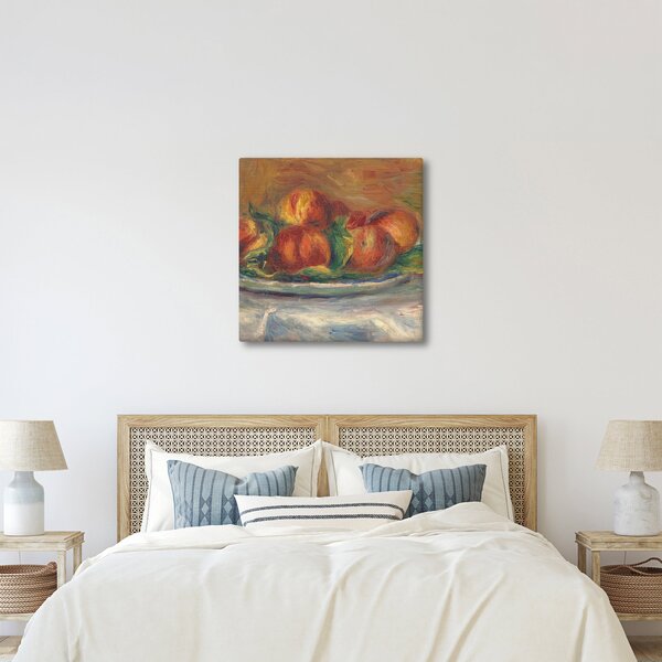 Obraz - Auguste Renoir, Peaches on a Plate, reprodukce (30x30 cm)