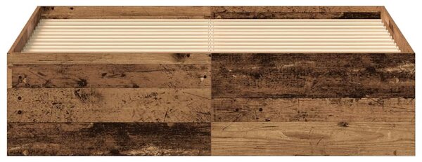 Rám postele bez matrace Staré dřevo 135x190cm Technické dřevo 3329315