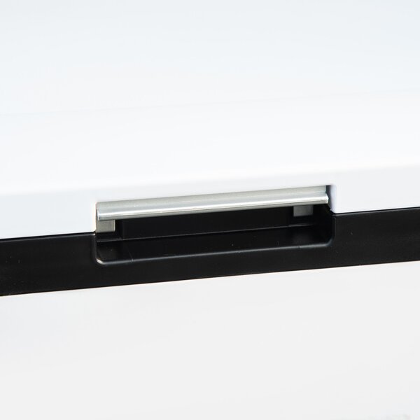 Outsunny Přenosný Elektrický Chladicí Box 18L 12/24V až do -20°C Lednice a Kompresorový Mrazák pro Auto s LED Světlem a Skládacími Rukojeťmi Nízká Spo