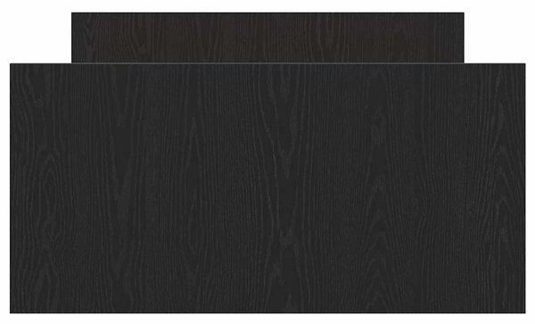 Rám postele Černý dub 193 x 93 x 50 cm Kompozitní dřevo 3329328