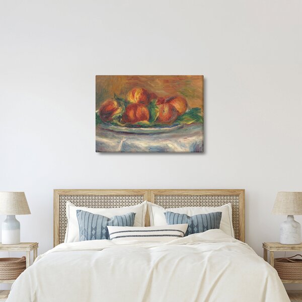 Obraz - Auguste Renoir, Peaches on a Plate, reprodukce (70x50 cm)