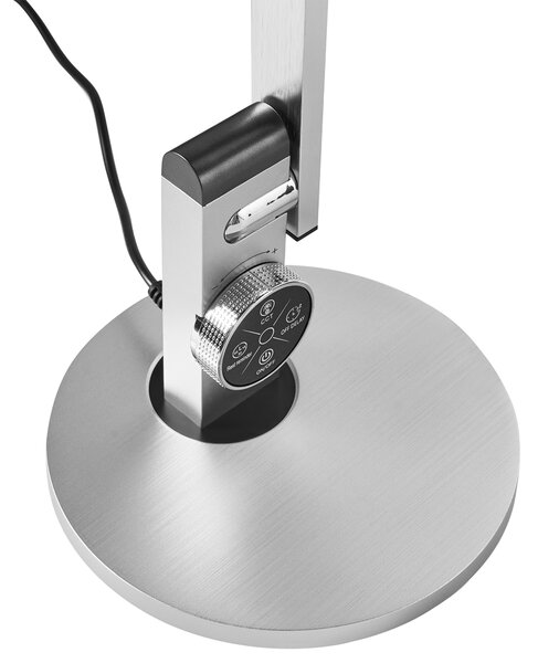 LED stolní lampa CETUS se stmívačem Stříbrná