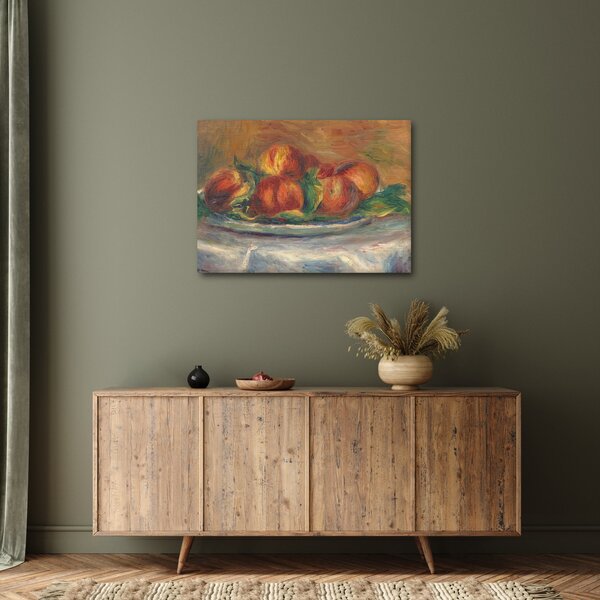 Obraz - Auguste Renoir, Peaches on a Plate, reprodukce (70x50 cm)