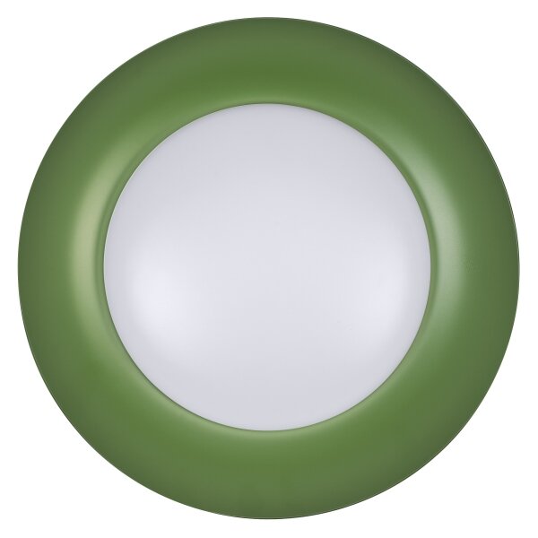 Osram - LED Stm stropní svítidlo ORBIS PLATE LED/19W/230V pr.31cm zelená/černá