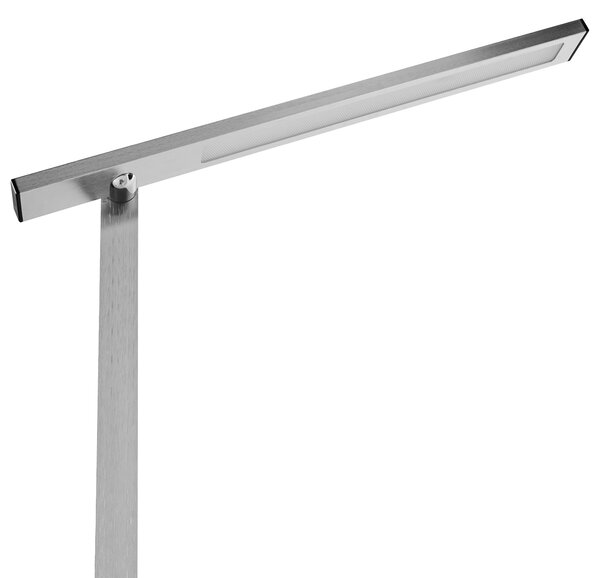 LED stolní lampa CETUS se stmívačem Stříbrná