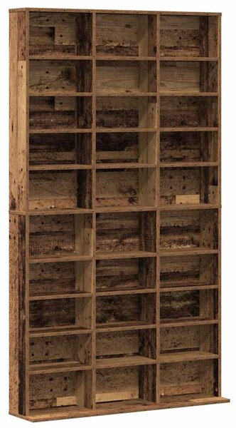 CD skříň Staré dřevo 101 x 23 x 177,5 cm Kompozitní dřevo 3329340