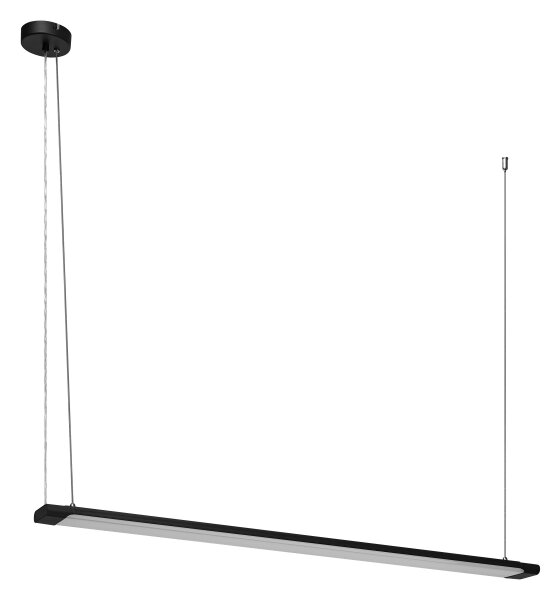 Osram-LED Stmívatelný lustr na lanku OFFICE LINE LED/40W/230V 4000K 120 cm černá
