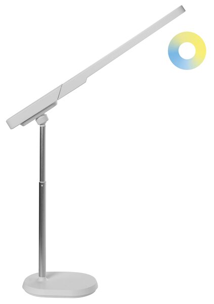 LED stolní lampa TUCANA se stmívačem Bílá